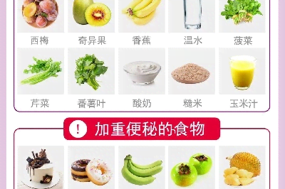 便秘了怎么办？用3种食物的方法改善便秘 